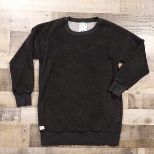 KAVU Black Fleece Longline‎ Sweatshirt Women's Medium